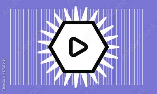 play button icon , vetcor symbol