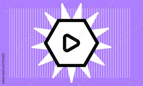 play button icon , vetcor symbol