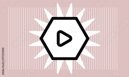 play button icon , vetcor symbol