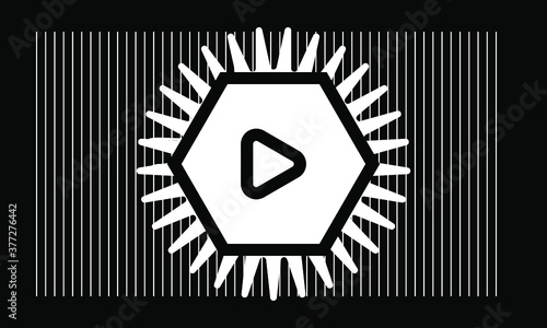 play button icon , vetcor symbol