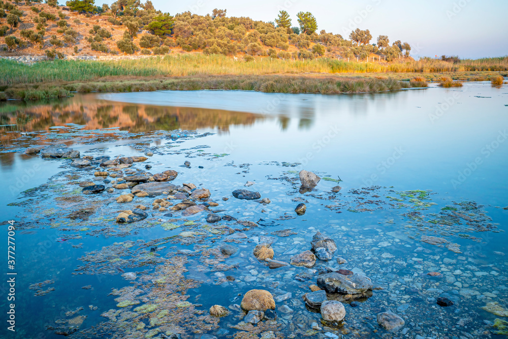 Doğanbey bay is offering amazing sunset view  in Söke, Aydın, Turkey