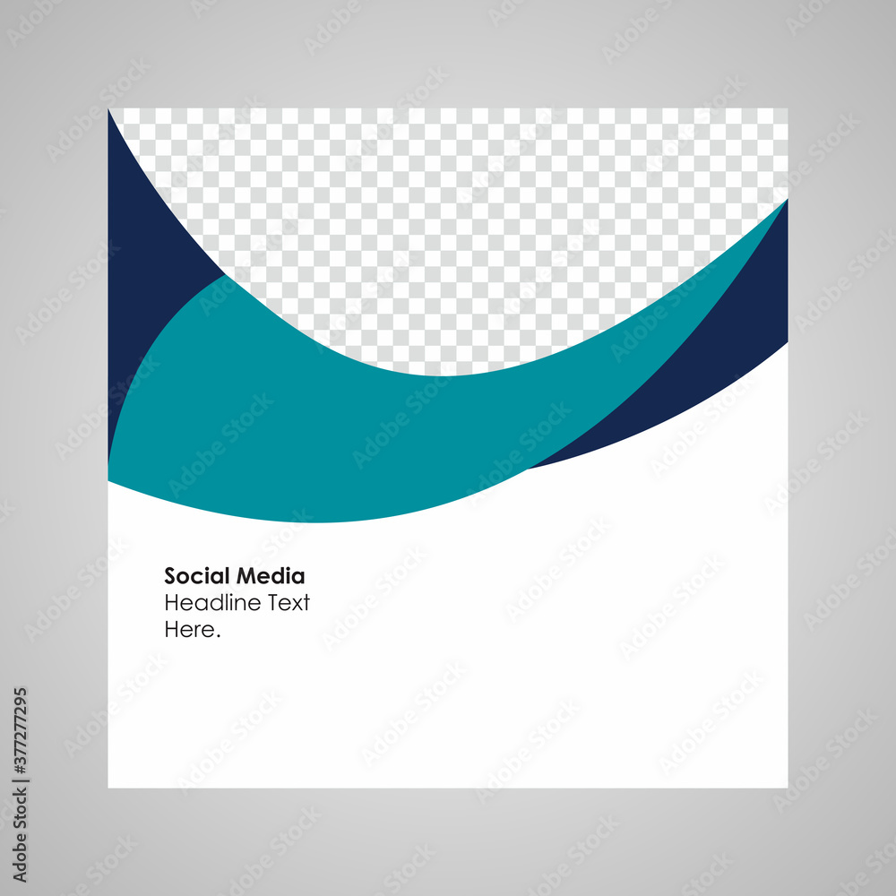 Naklejka premium Editable Post Template Social Media Banners for Digital Marketing. Promotion Brand Fashion. Stories. Streaming. Vector Illustration.