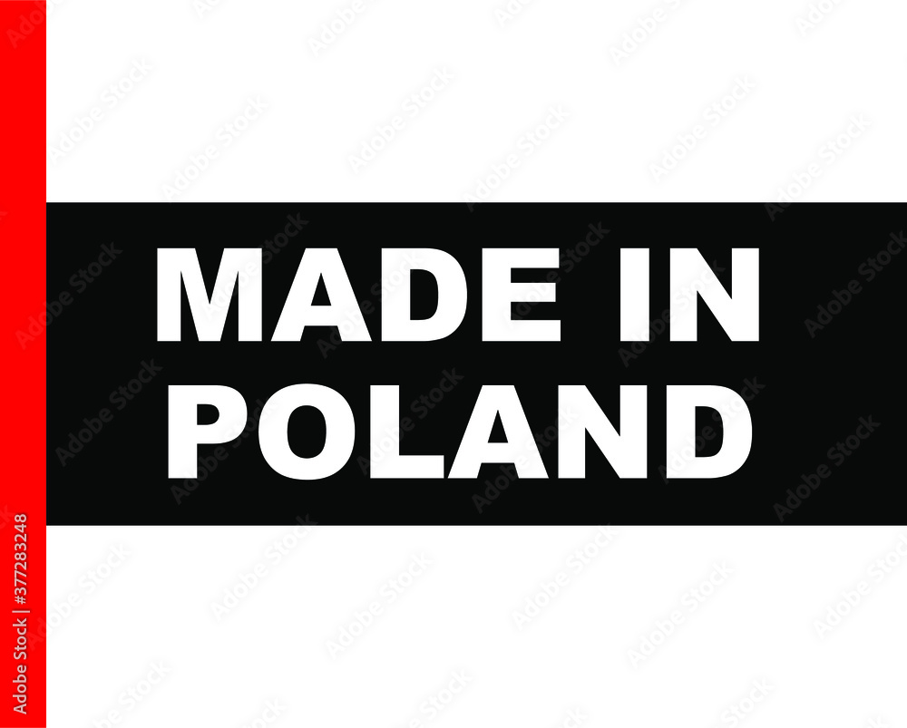 BLACK BACTOR BANNER MADE IN POLAND