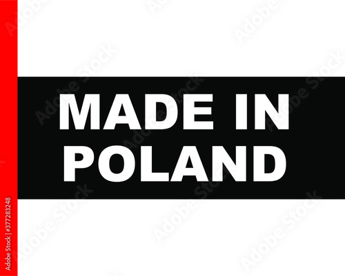BLACK BACTOR BANNER MADE IN POLAND