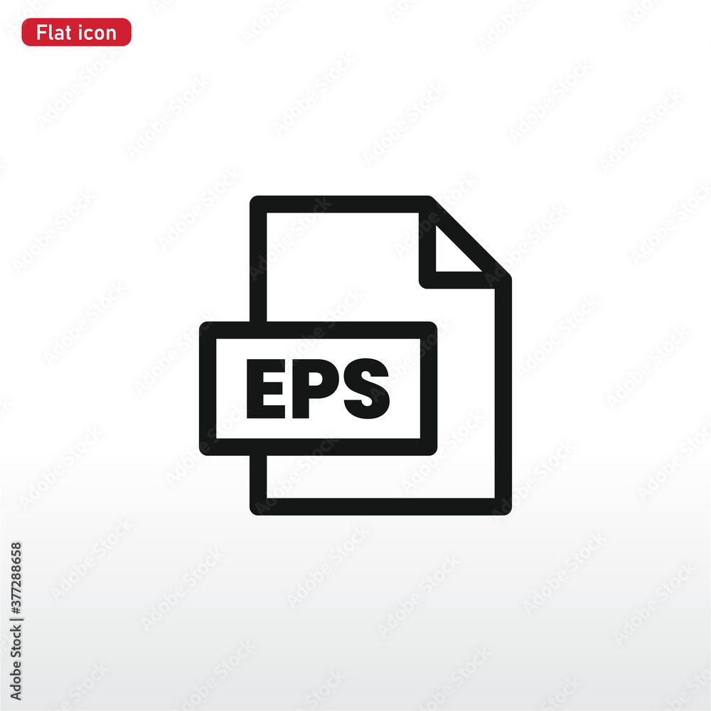 EPS File icon . Eps sign EPS File icon . Eps sign