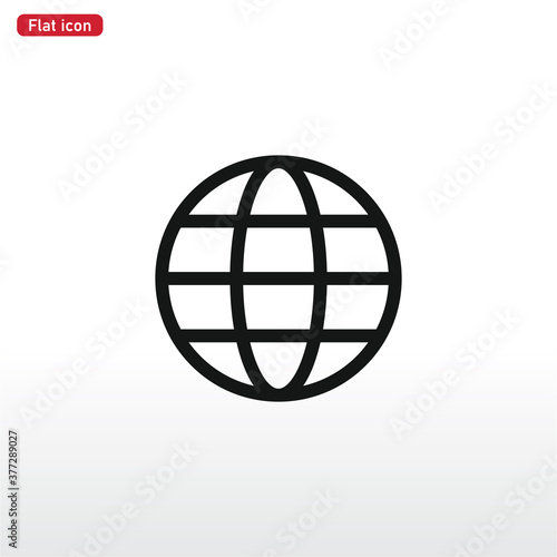 World icon vector . Earth sign