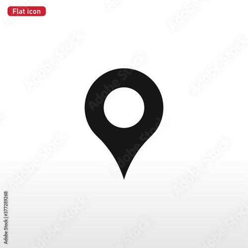 Location icon vectorr . Map Pin sign