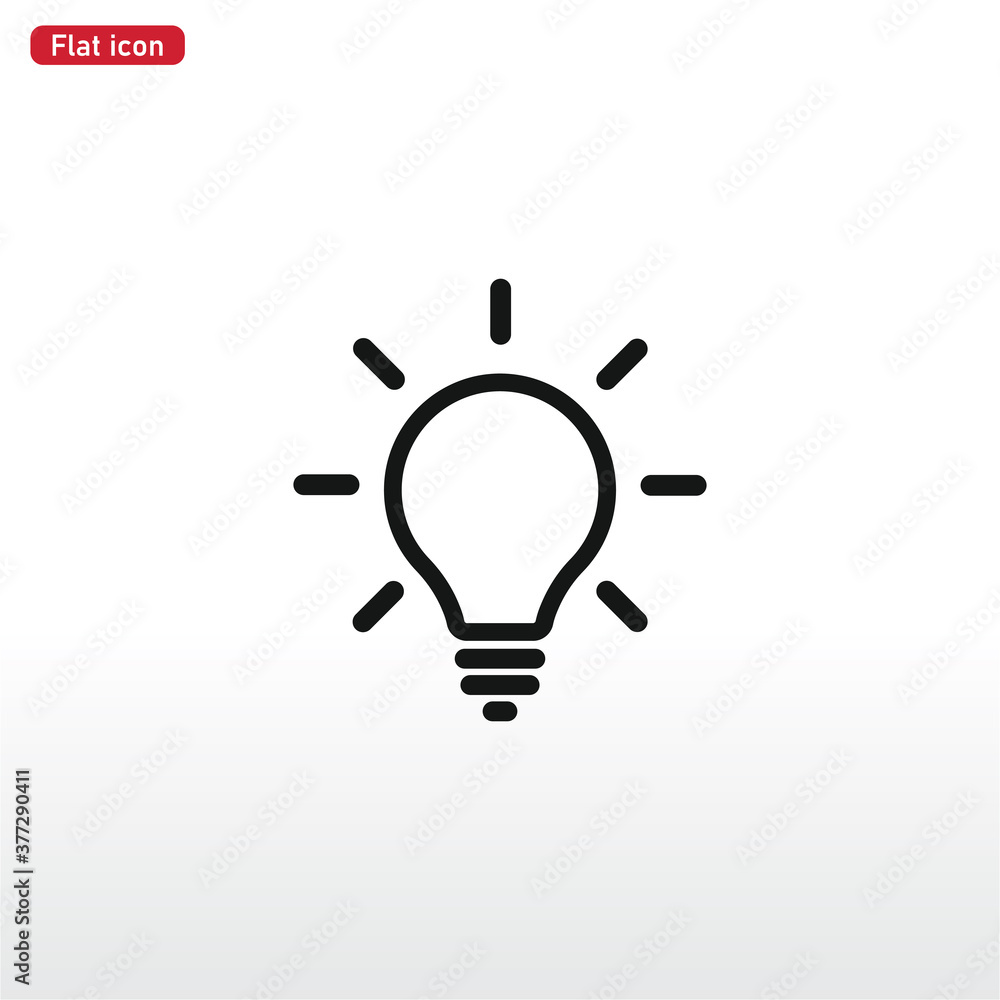 Light Bulb icon vector . Idea sign Light Bulb icon vector . Idea sign