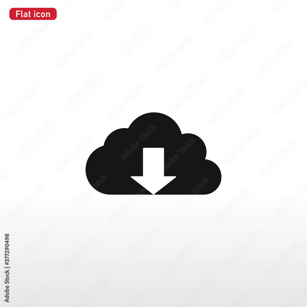 Download icon vector . Download Bubble sign Download icon vector . Download Bubble sign