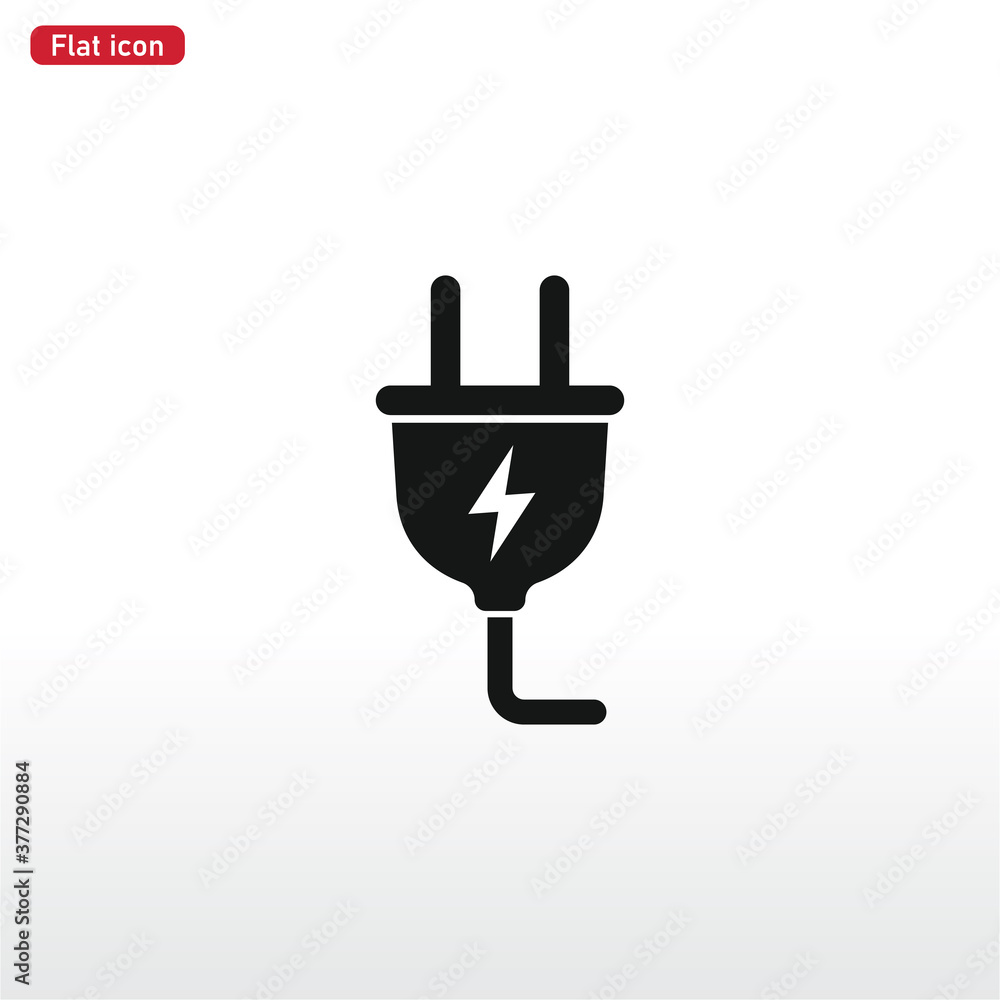 Plug icon vector . Electric Plug Plug icon vector . Electric Plug