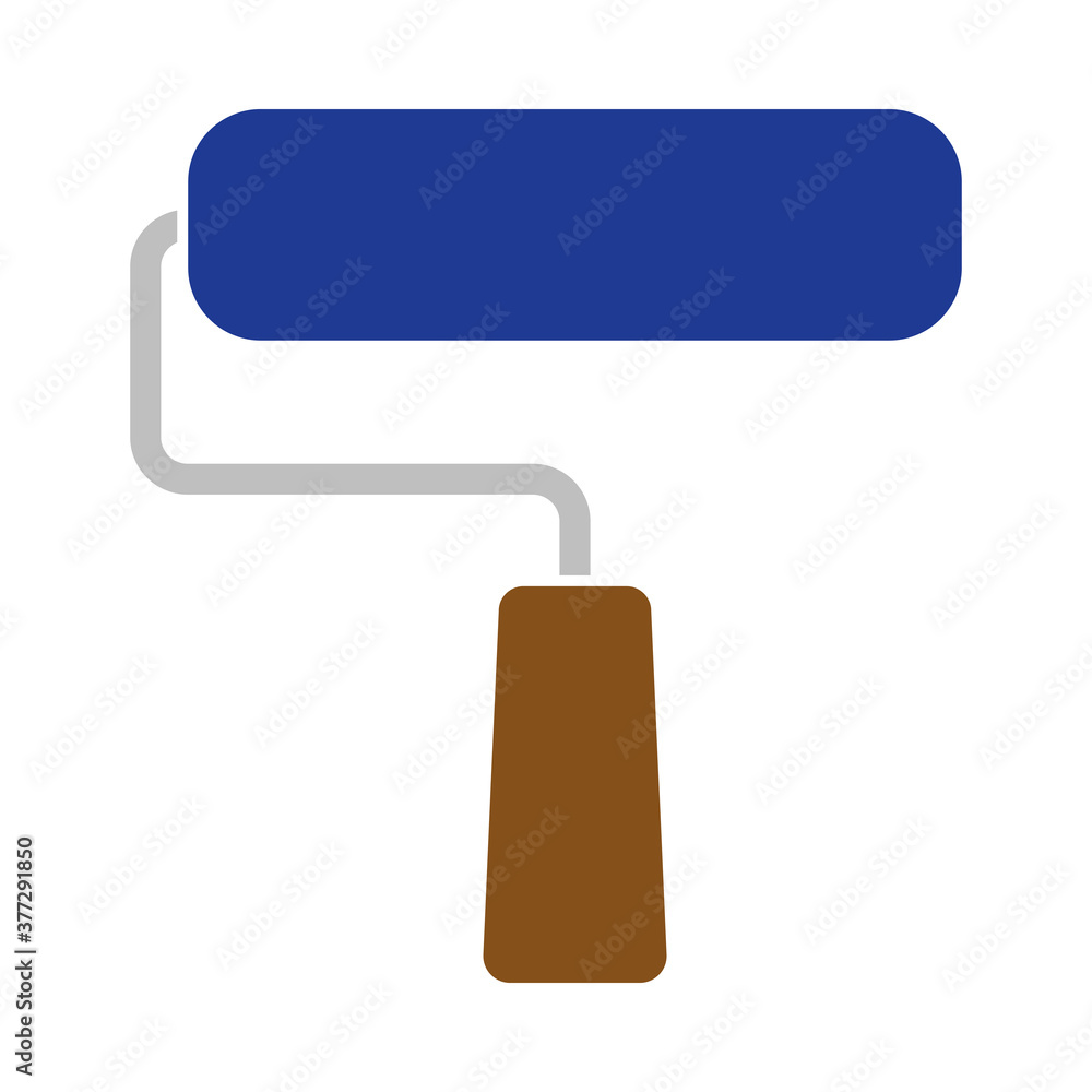 Icon Of Construction Paint Brushes Icon Of Construction Paint Brushes