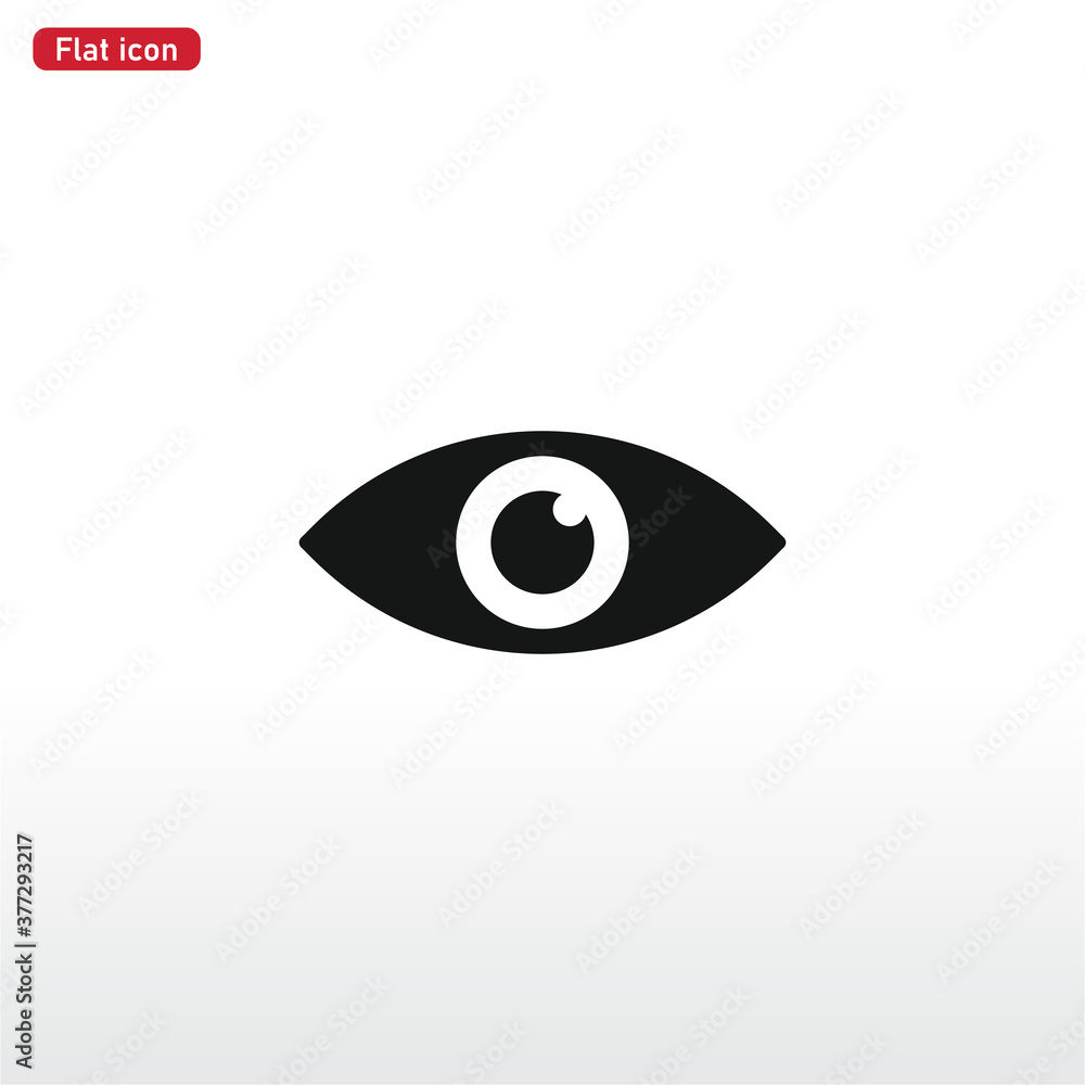 View icon vector . Eye sign