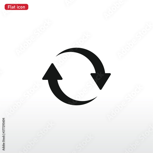 Free Download Update icon vector . Refresh sign . Reload - GFXLoad