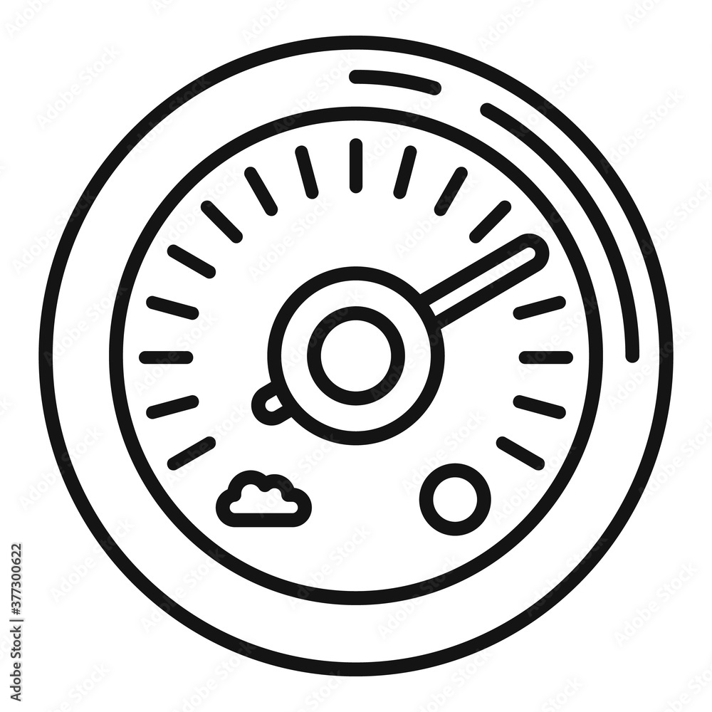 Air barometer icon. Outline air barometer vector icon for web design isolated on white background Air barometer icon. Outline air barometer vector icon for web design isolated on white background