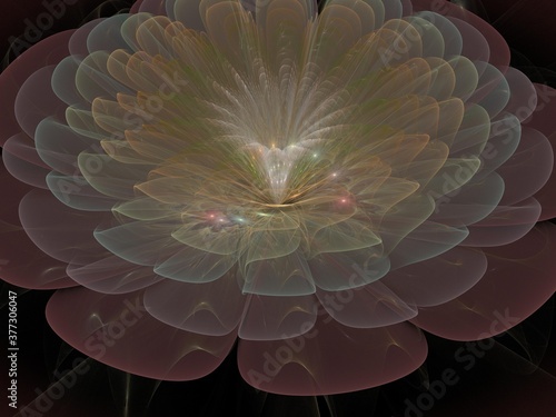 Imaginatory fractal background Image