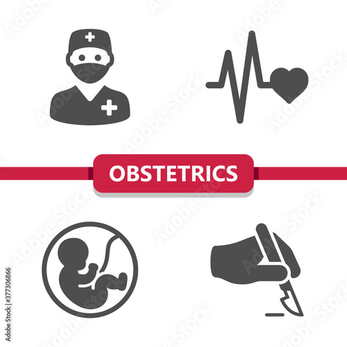 Obstetrics And Gynecology Icons