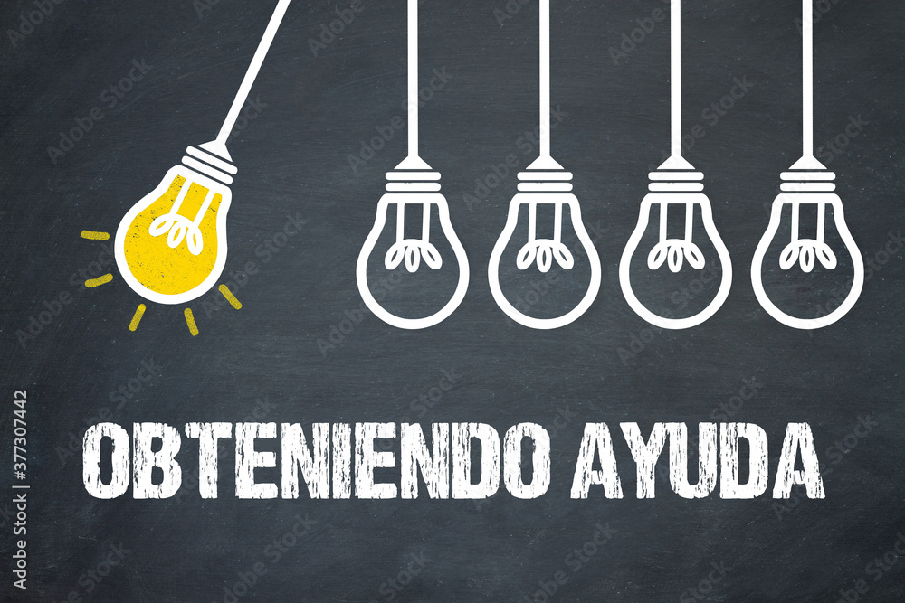 Fototapeta premium Obteniendo ayuda 