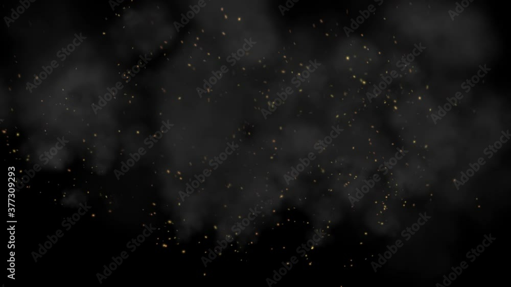 Sparks in the smoke. Fire. Animation with an alpha channel. 4K. Render effect Sparks in the smoke. Fire. Animation with an alpha channel. 4K. Render effect