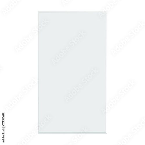 Blank white sheet of paper ...