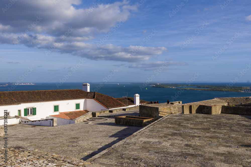 The Fort of Sao Filipe  in Setubal, Portugal
