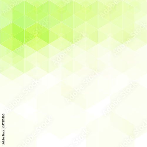 Green hexagon background. Abstract vector geometric background. eps 10