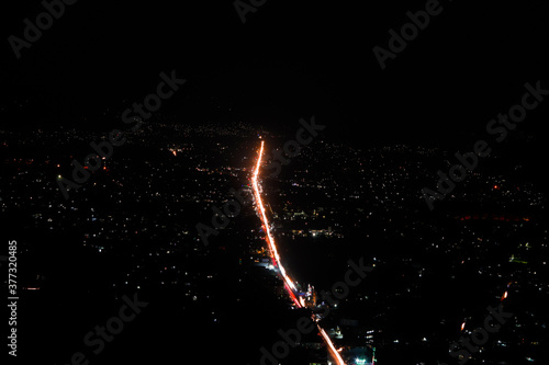 fireworks in the sky