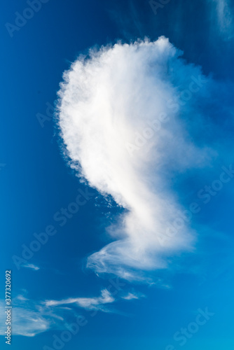 Clouds in Embalse del Porma, Leon province, Castilla y Leon, Spain, Europe