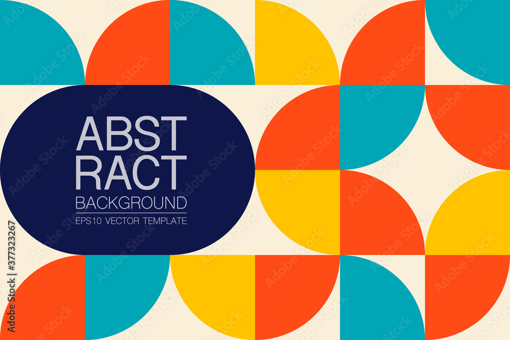 Abstract vector geometric pattern, background design in Bauhaus style, for web design, business card, invitation, poster, cover. Abstract vector geometric pattern, background design in Bauhaus style, for web design, business card, invitation, poster, cover.