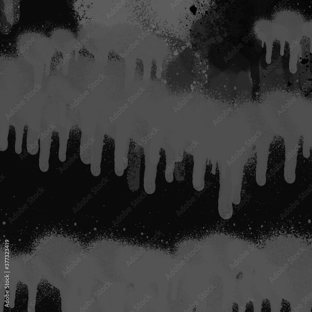 Black spray paint ink texture. Graffiti painting on the wall. Street ...