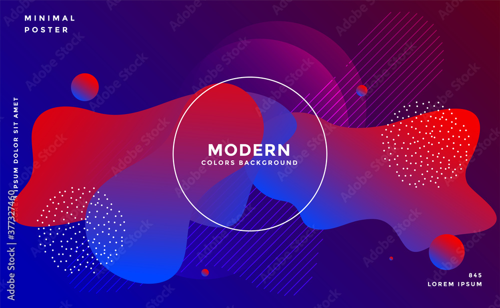 dynamic fluid shape background with vibrant colors