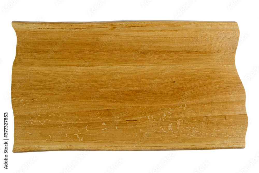 Exclusive natural wood worktop, empty of wood table top.