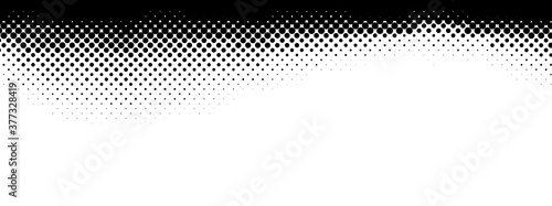 Abstract halftone monochrome dotted pattern. photo