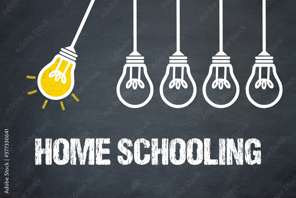 Fototapeta premium Home Schooling