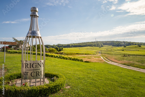 the village of vrigny in champagne, france