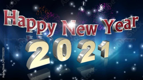 Christmas and New Year 2021 animation