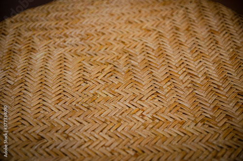  wicker texture on the chair