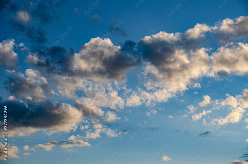 beautiful big and dense clouds in the blue sky
beautiful big and dense clouds in the blue sky