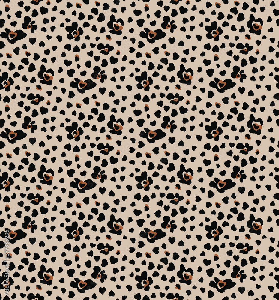 seamless small hearts pattern print. seamless small hearts pattern print.
