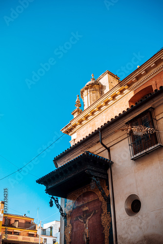 Andalusia style building in Seville city, Spain © ilolab