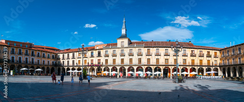 Plaza Mayor, Leon city, Leon province, Castilla y Leon, Spain, Europe
