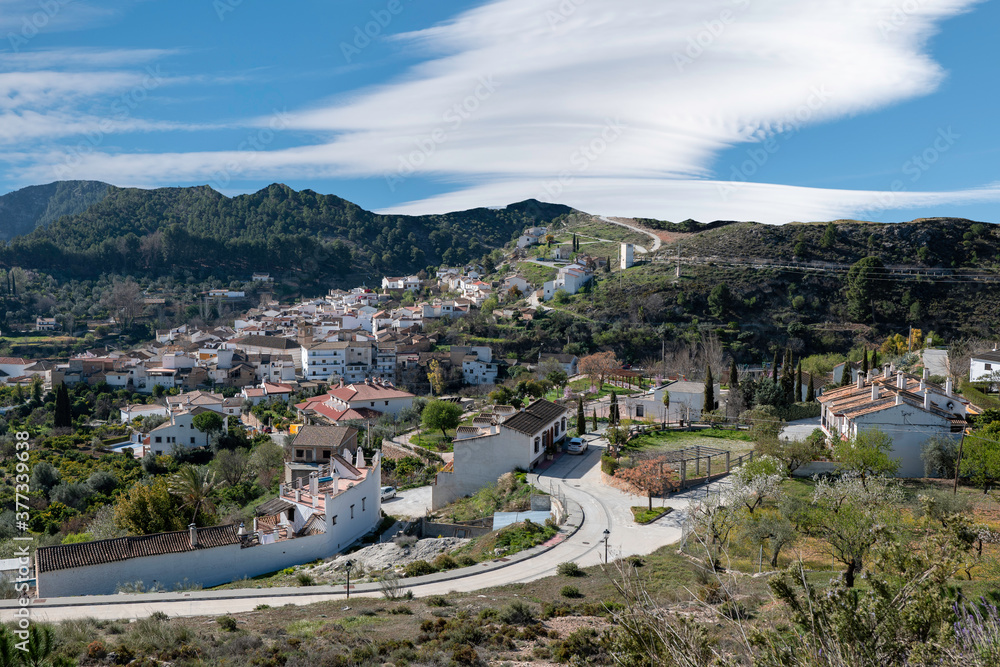 Spainish village on road from Granada to Malaga