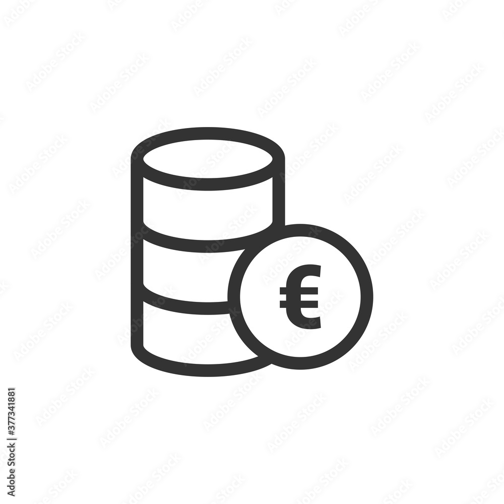 Paying server icon. Database symbol modern, simple, vector, icon for website design, mobile app, ui. Vector Illustration Paying server icon. Database symbol modern, simple, vector, icon for website design, mobile app, ui. Vector Illustration