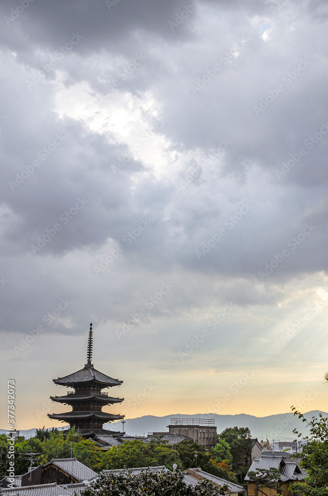 京都の八坂の塔