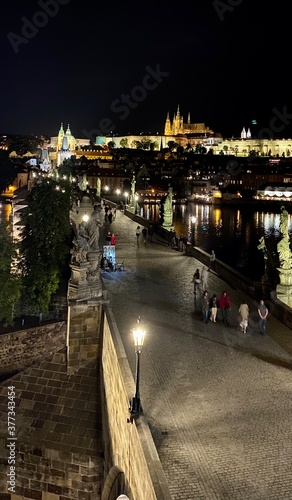night view of Prag