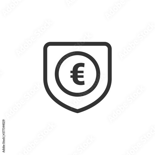 Euro icon. Cash symbol modern, simple, vector, icon for website design, mobile app, ui. Vector Illustration