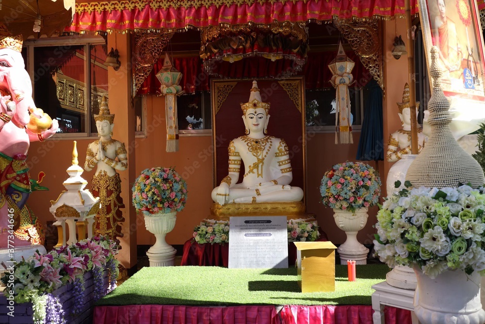 buddha statue in temple
