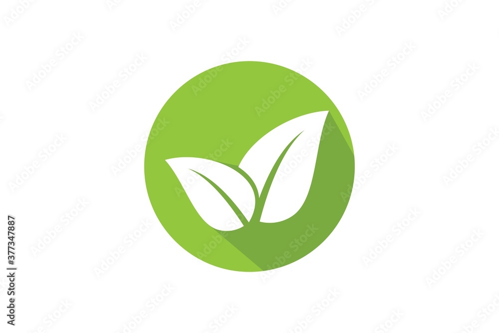 green leaf ecology icon, Environment and Nature Symbol, Vector illustration. green leaf ecology icon, Environment and Nature Symbol, Vector illustration.