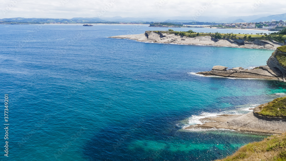 Fototapeta premium cliff in the sea