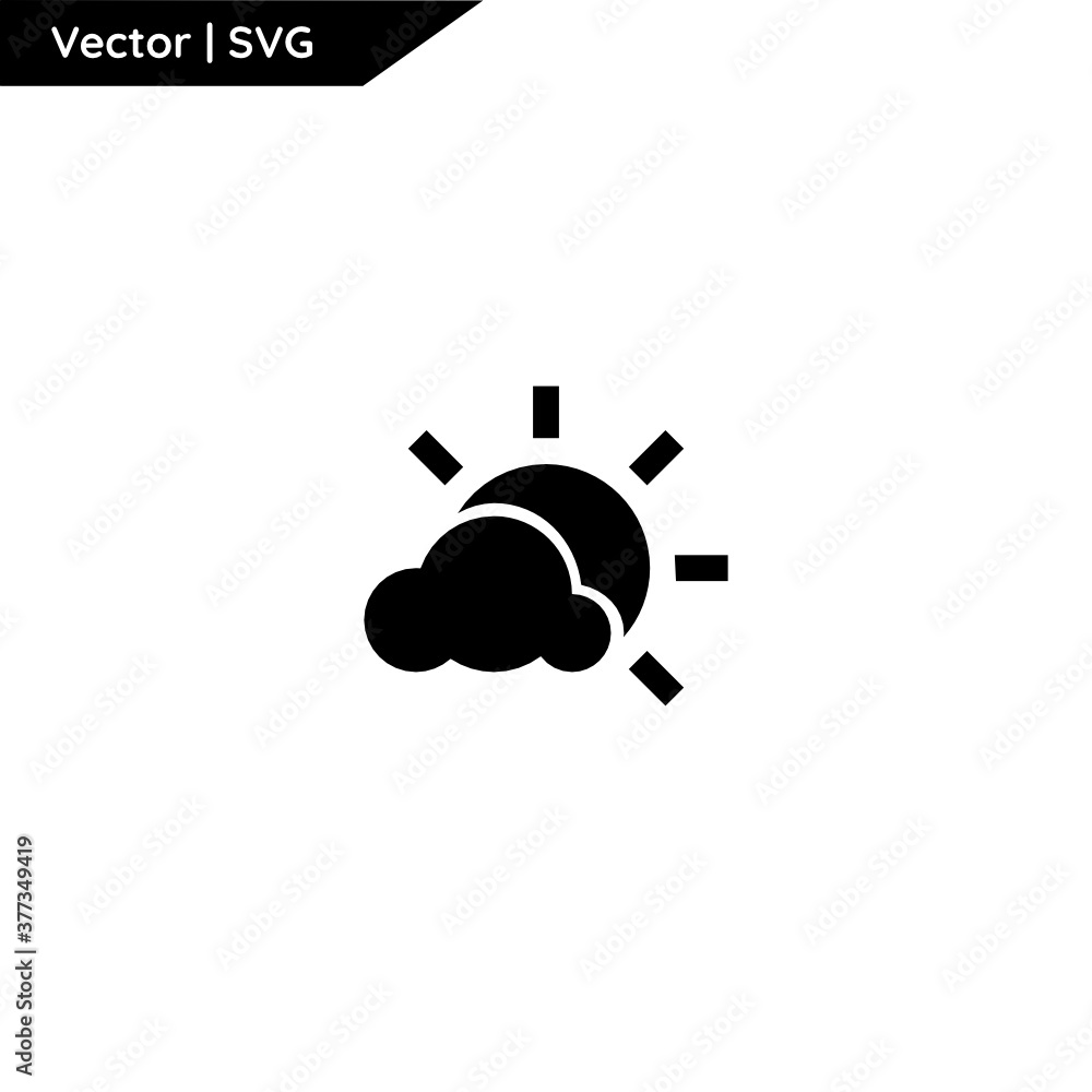 Weather icon with glyph style. Minimalist and elegant. Pure black and vector. Weather icon with glyph style. Minimalist and elegant. Pure black and vector.