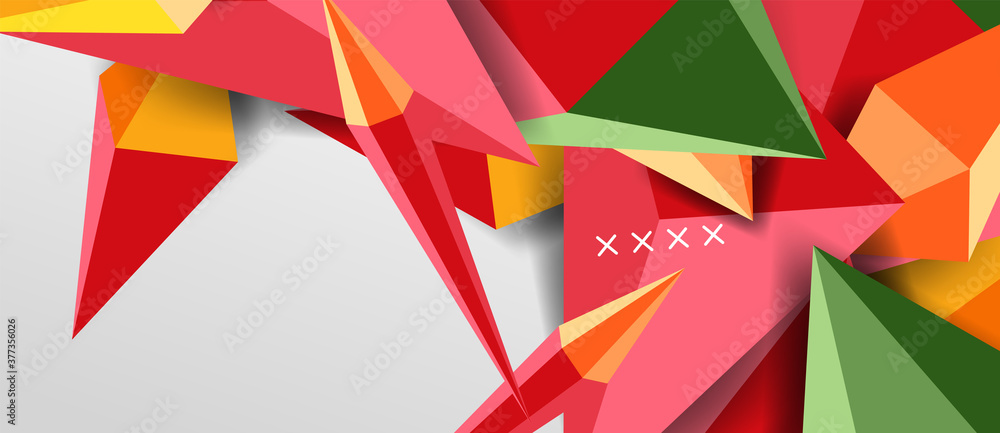 3d low poly abstract shape background vector illustration 3d low poly abstract shape background vector illustration